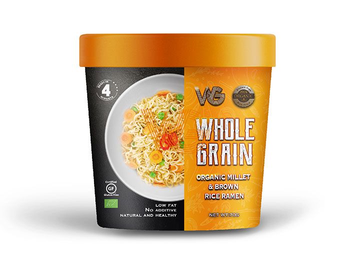 有机小米糙米拉面（杯装）