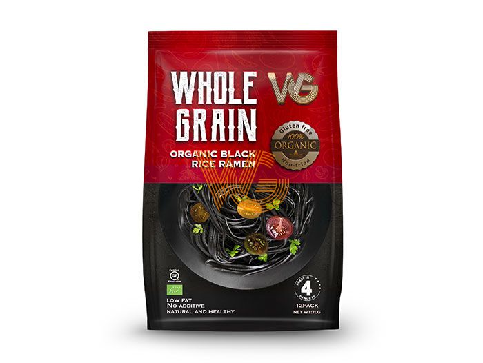有机黑米拉面(12块/袋）